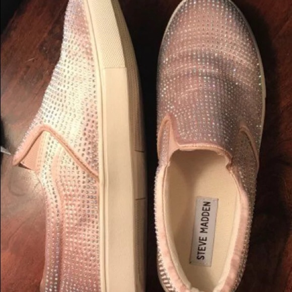 Steve Madden Shoes - Steve Madden Sparkle Slip Ons